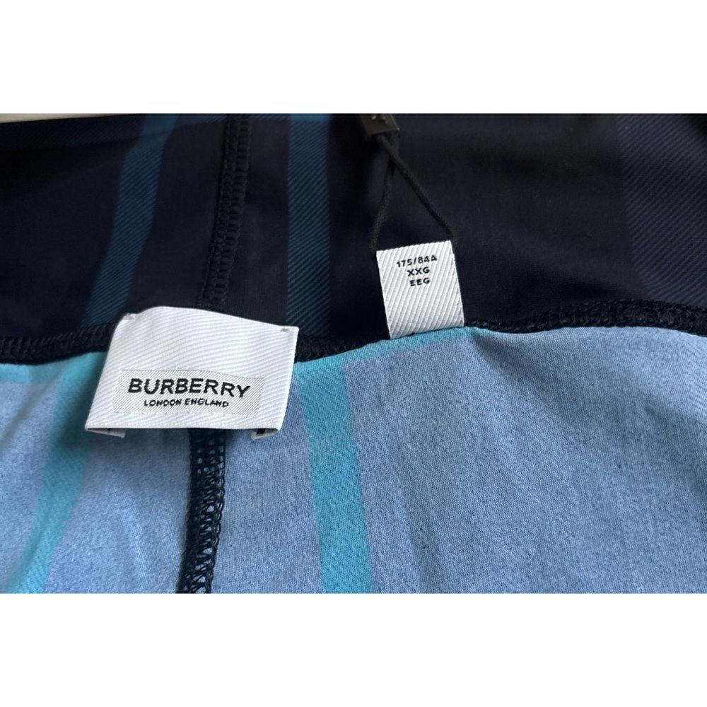 Burberry Madden Check Print Leggings in Blue Size XXL ~ NEW NO TAGS - Picture 8 of 13